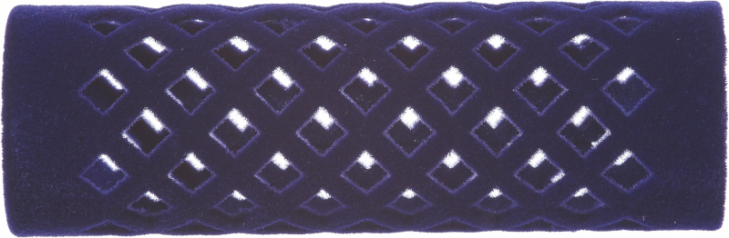 Efa - Flockwickler, blau, lang, 21mm - 12 Stück