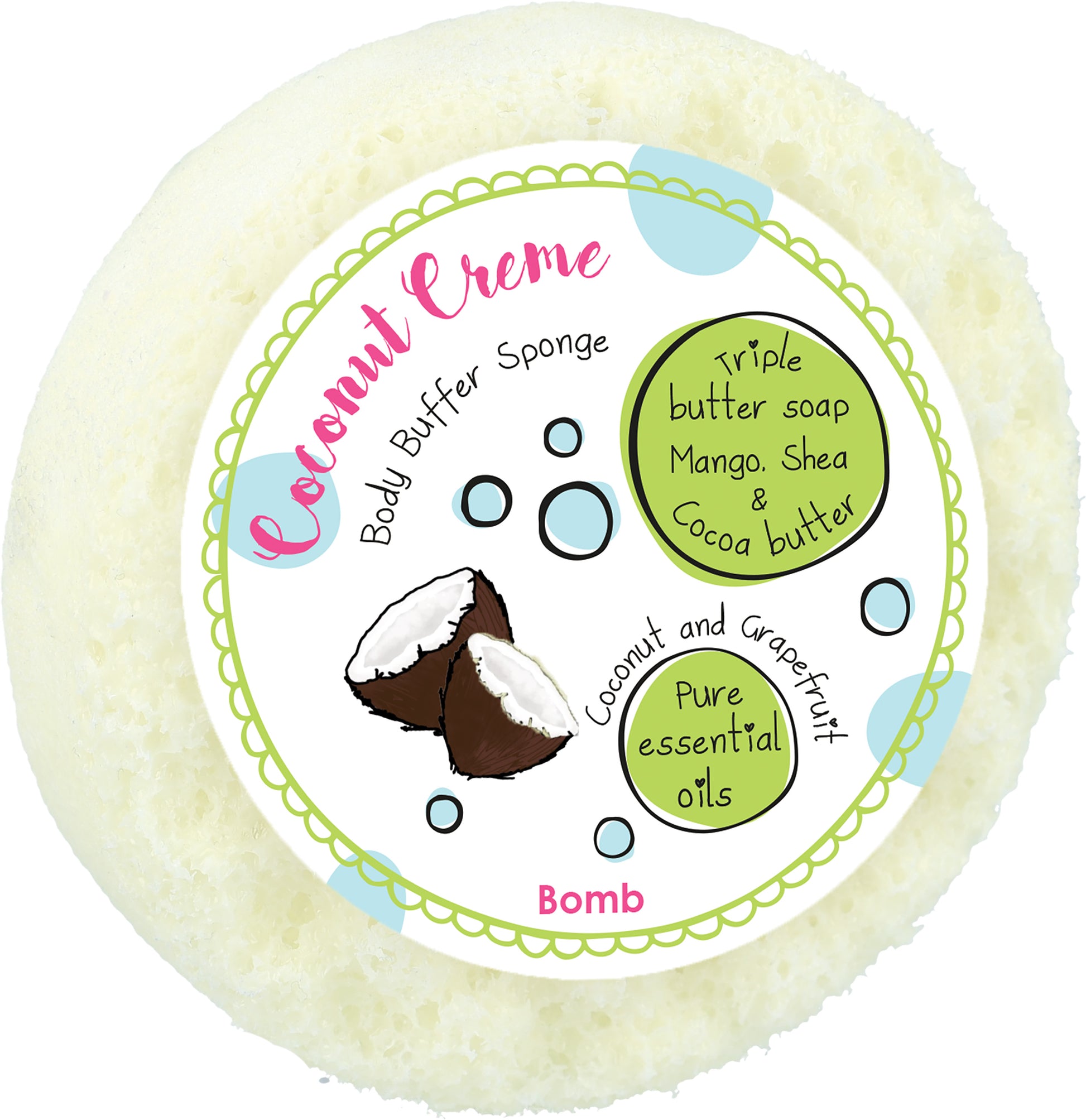 Bomb Cosmetics - Coconut Cream - Body Buffer
