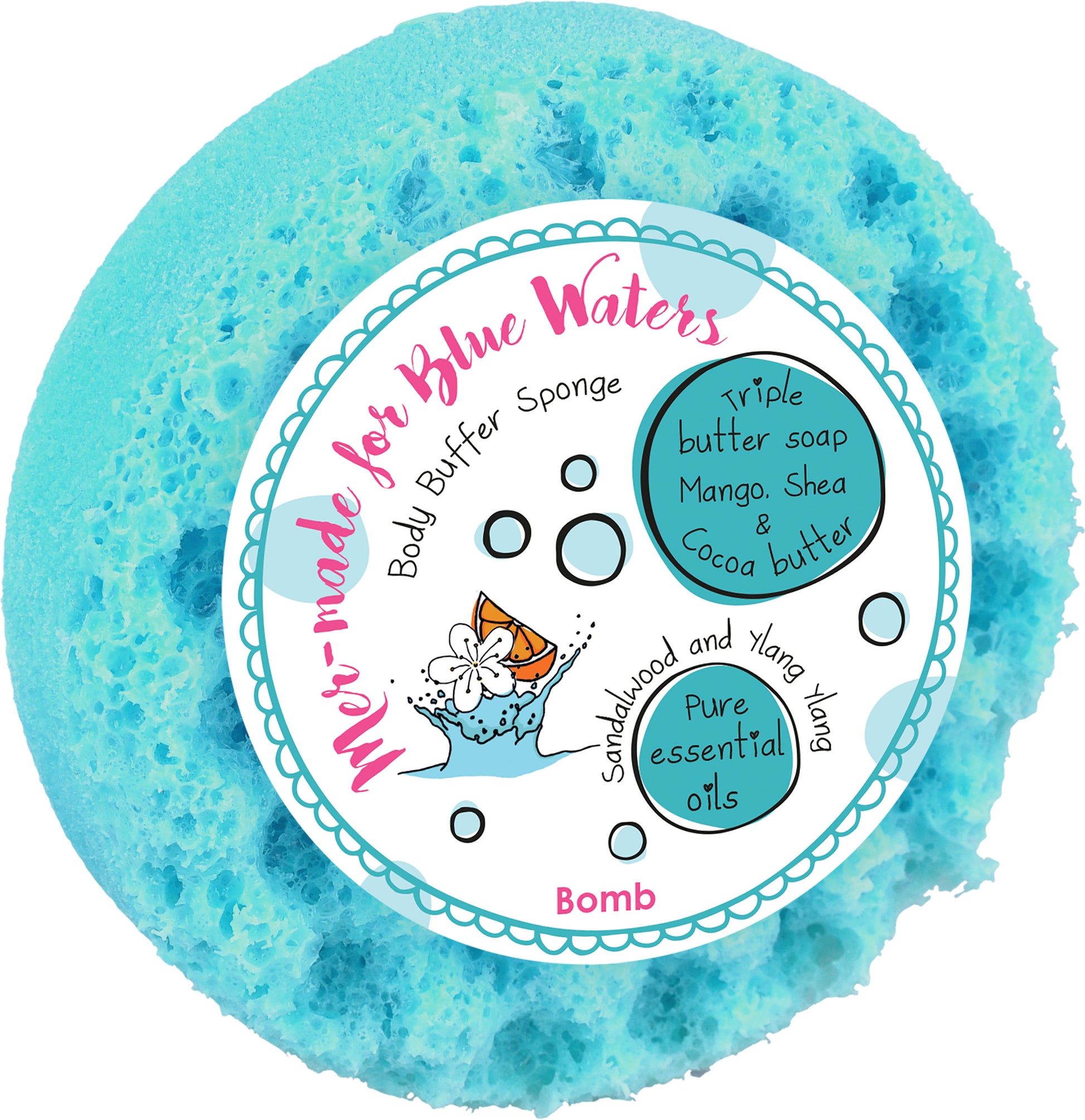Bomb Cosmetics - Mer-Made for Blue Water - Body Buffer