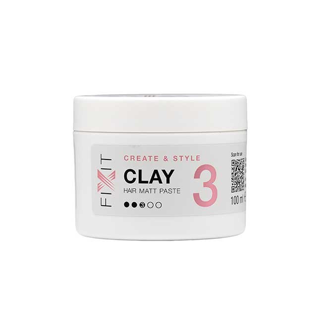L4H - Fixit Matt Strong Hold Hair Clay - 100ml