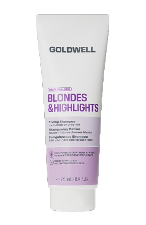 Goldwell - Dualsenses Blondes & Highlights farbgebendes Shampoo - 250 ml