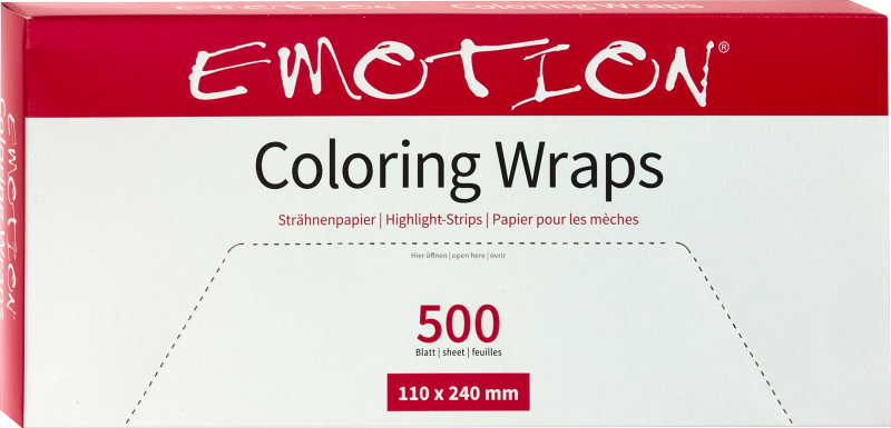 Emotion - Coloring Wraps 110*240mm - 500Blatt
