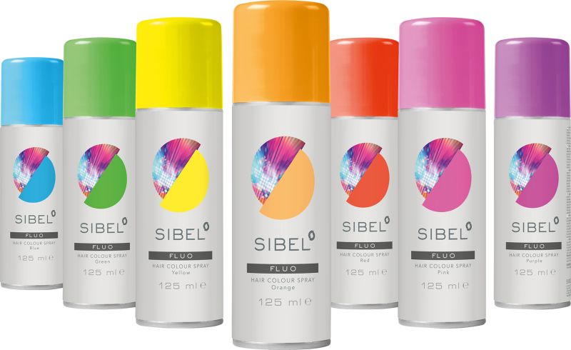 Sibel - Hair Color Spray, Shimmer Pink - 125 ml