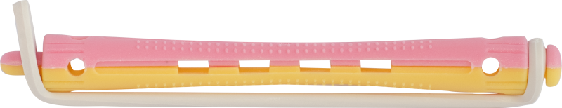 Efa - Permstyler, rosa/gelb, lang, 8mm - 12 Stück