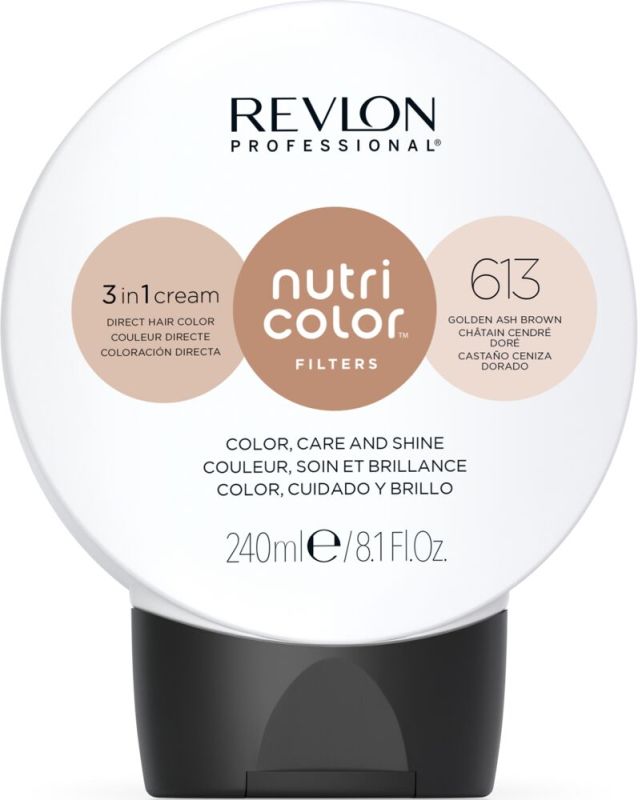 Revlon - Nutri Color 613, golden ash brown - 240ml