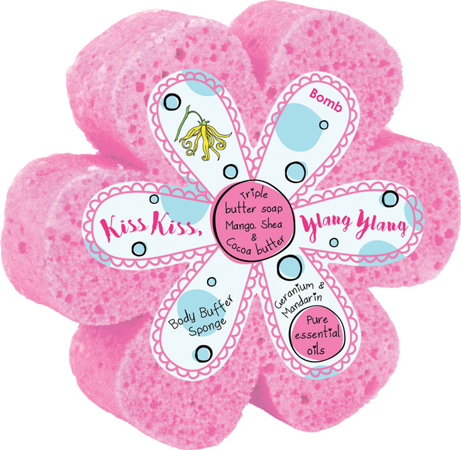 Bomb Cosmetics - Kiss Kiss, Ylang Ylang - Body Buffer
