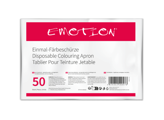 Emotion - Einmal-Färbeschürzen 50 Stück