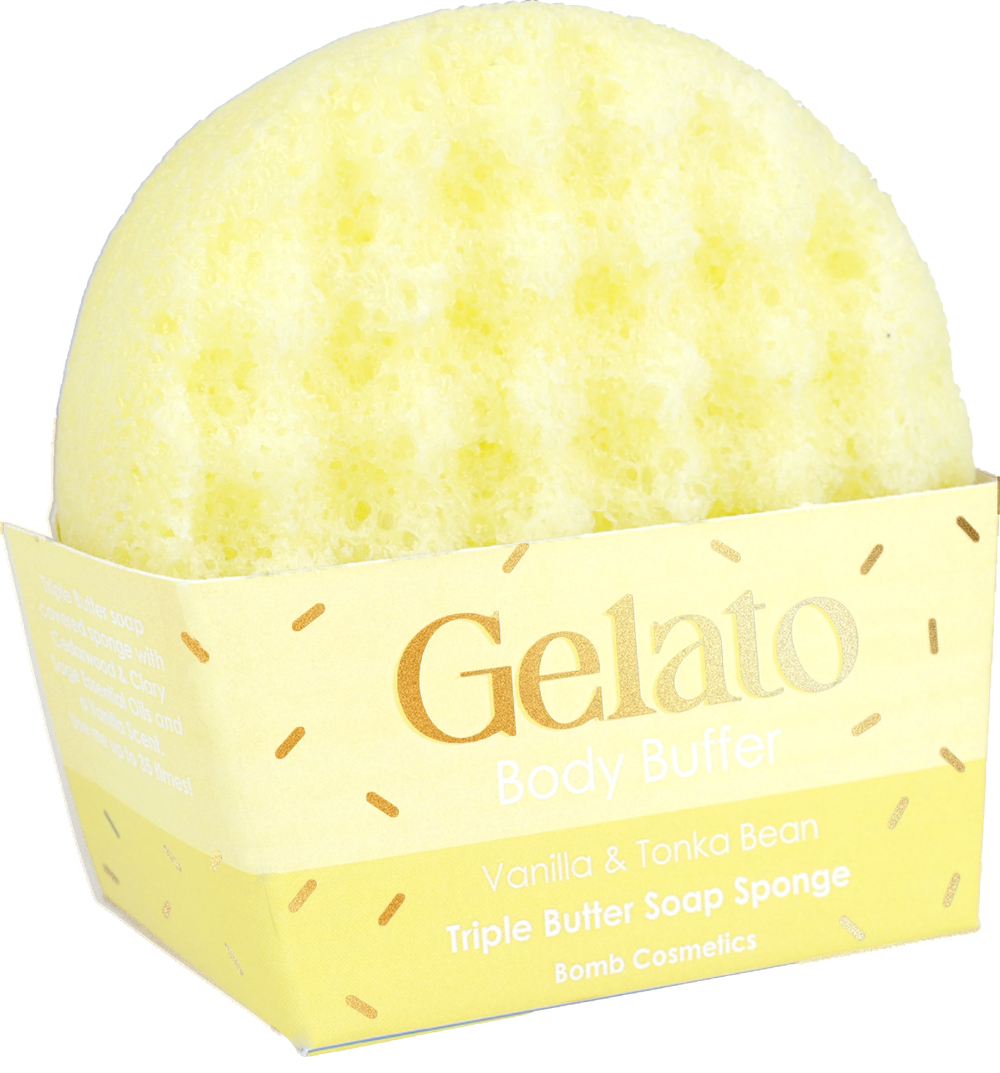 Bomb Cosmetics - Vanilla & Tonka Bean Gelato - Body Buffer