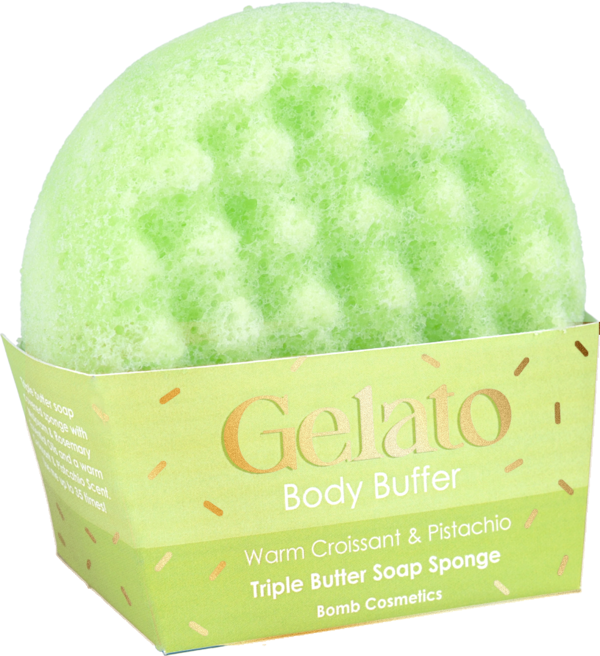 Bomb Cosmetics - Warm Croissant & Pistacchio Gelato - Body Buffer