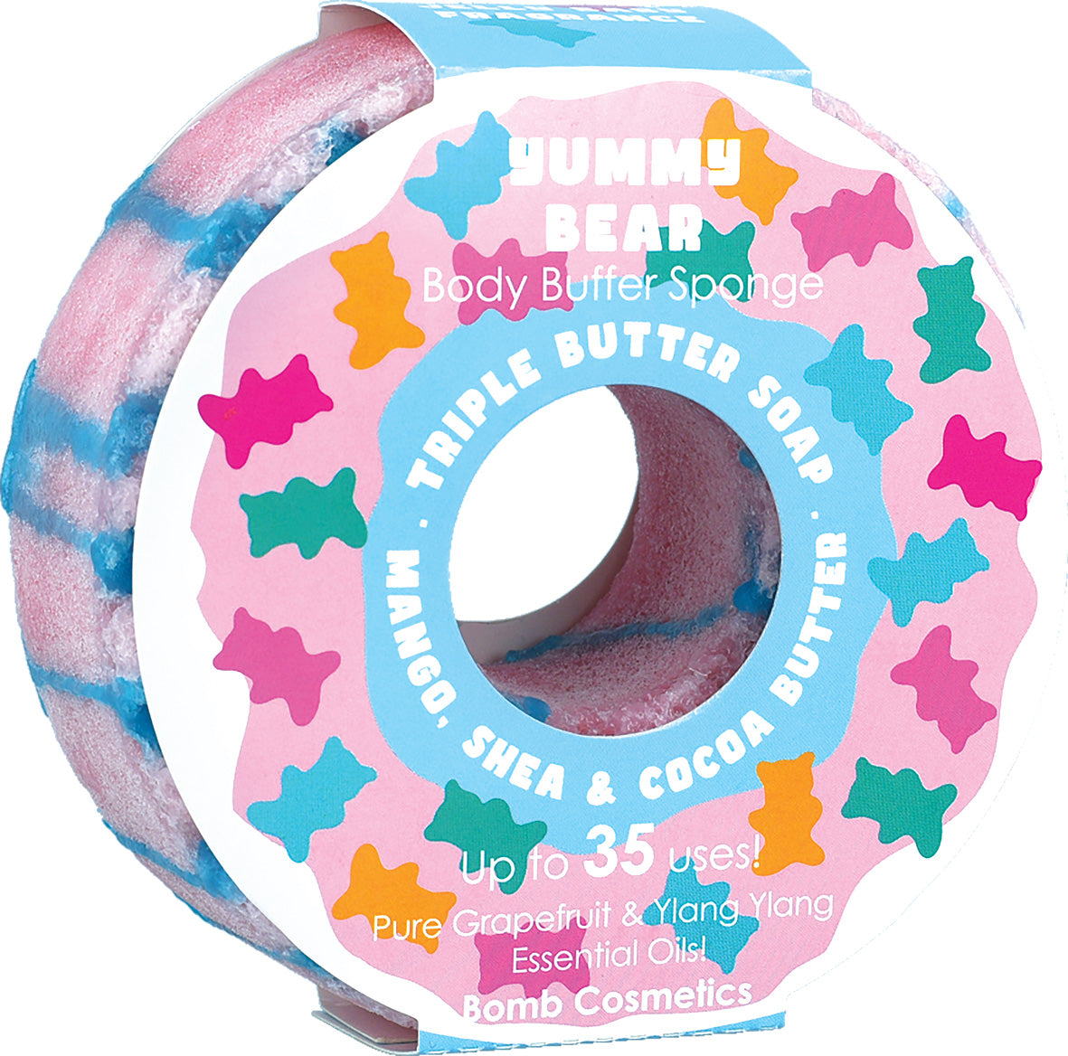 Bomb Cosmetics - Yummy Bear Donut - Body Buffer