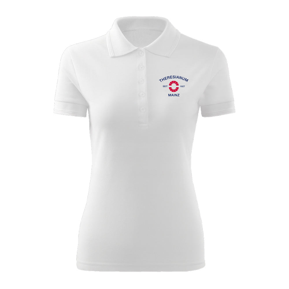TH Kollektion - Damen Polo Shirt, weiss - L